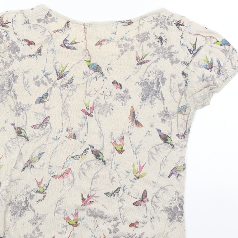 Monsoon Womens Beige   Pullover Jumper Size M