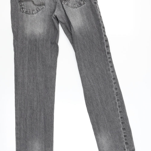 Fat Face Girls Grey   Straight Jeans Size 12-13 Years - Distressed