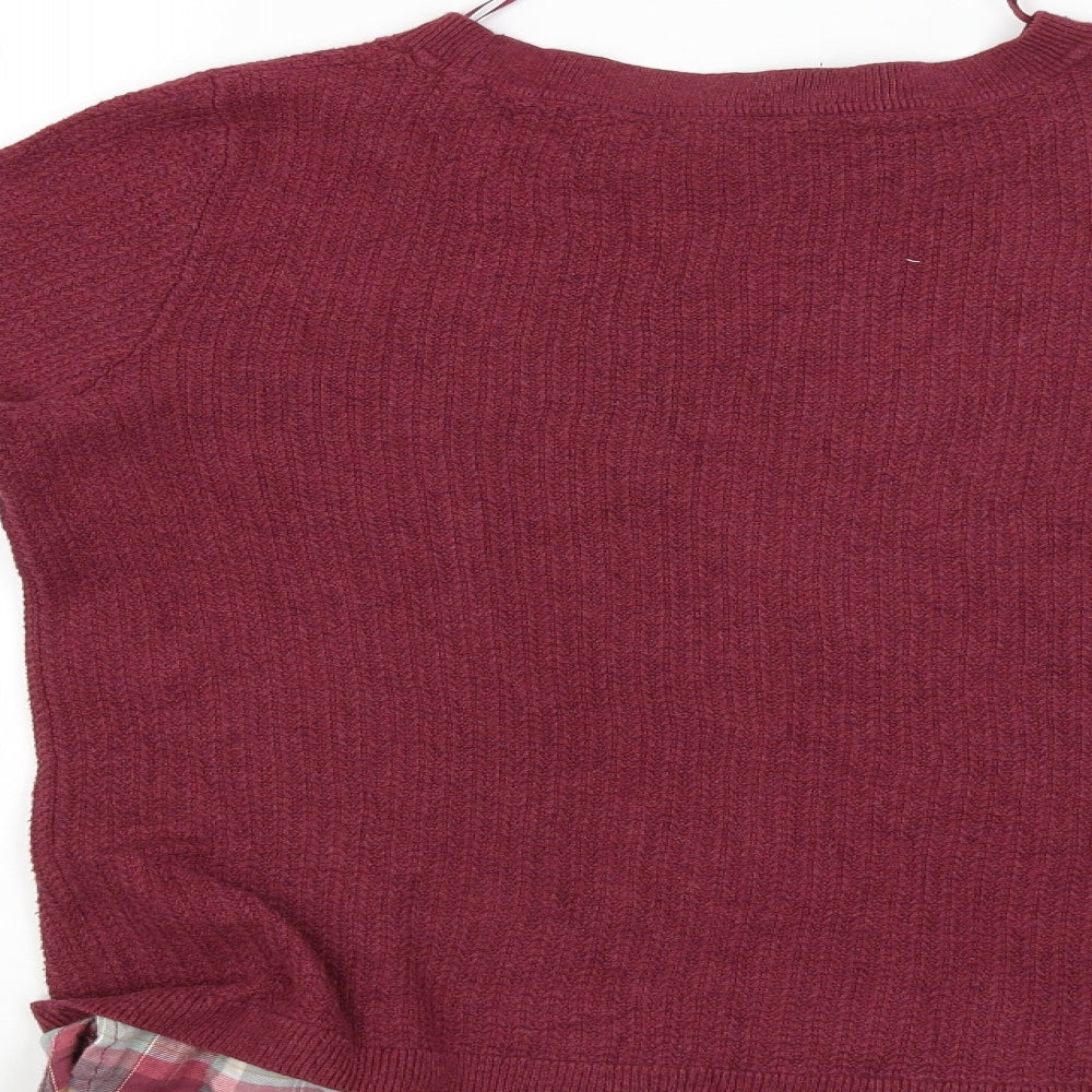 Fat Face Womens Red   Pullover Jumper Size 10
