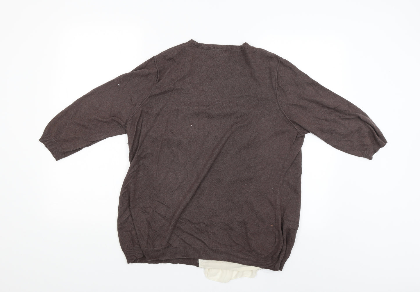 NEXT Womens Brown   Pullover Jumper Size 20