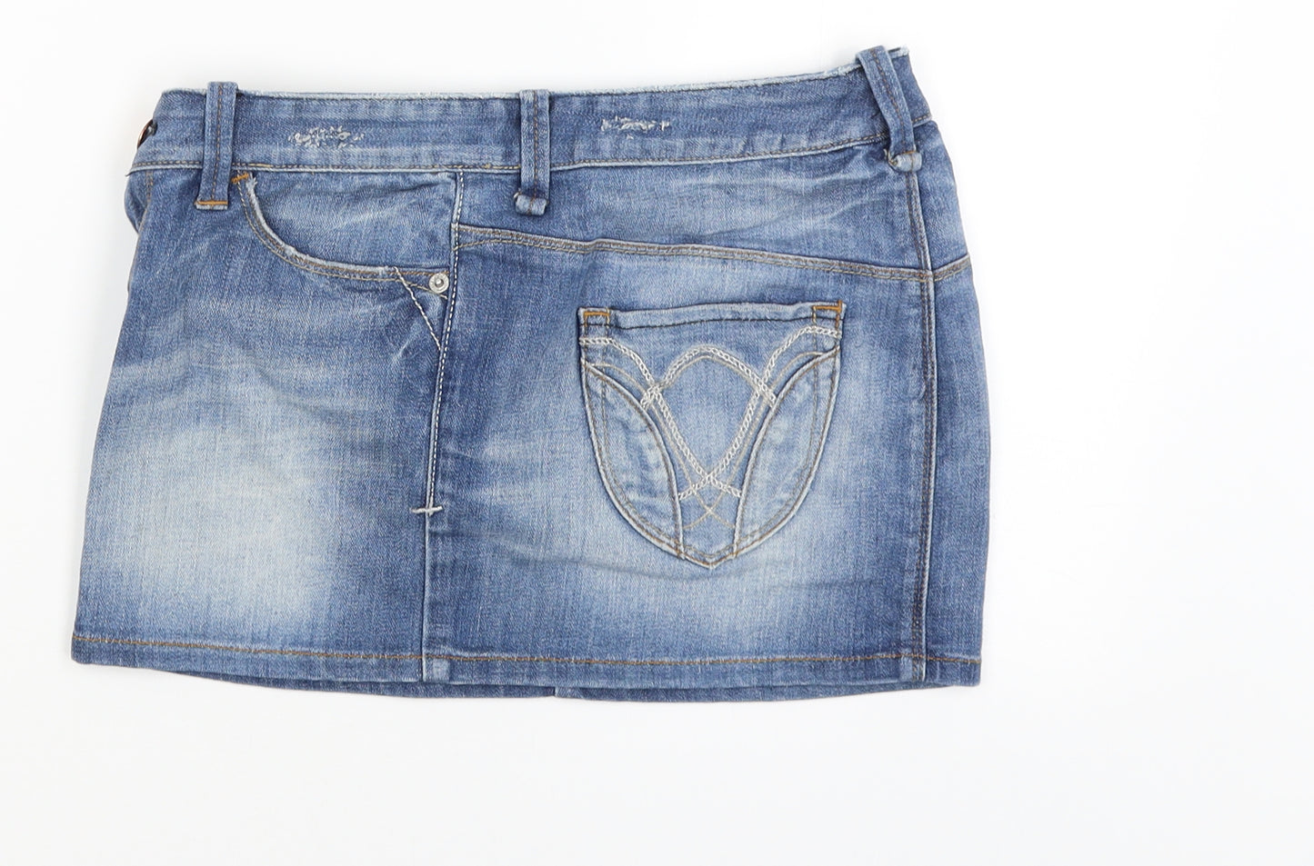 AX Womens Blue   Biker Shorts Size 30