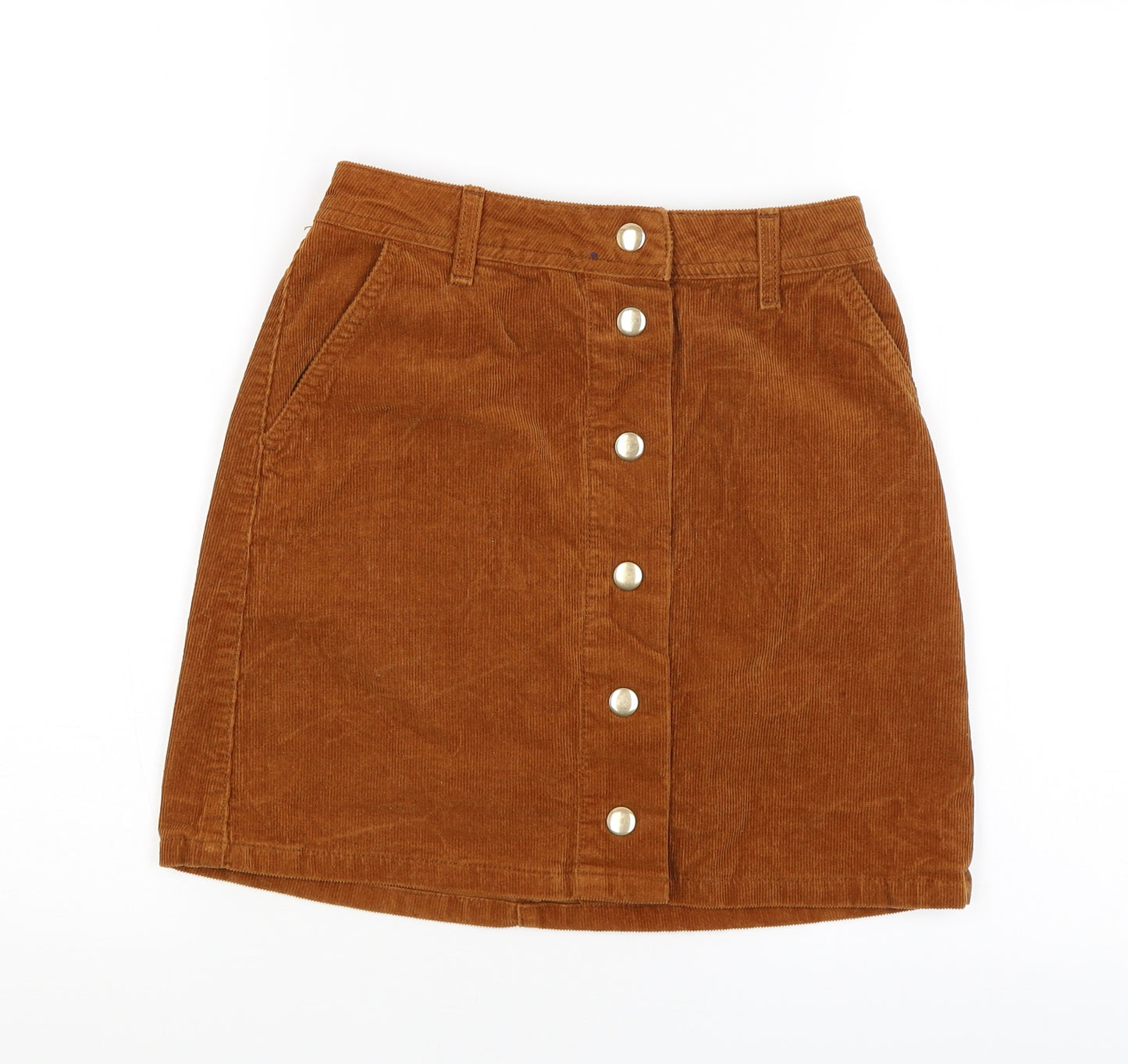 Topshop Womens Brown   Cargo Skirt Size 8