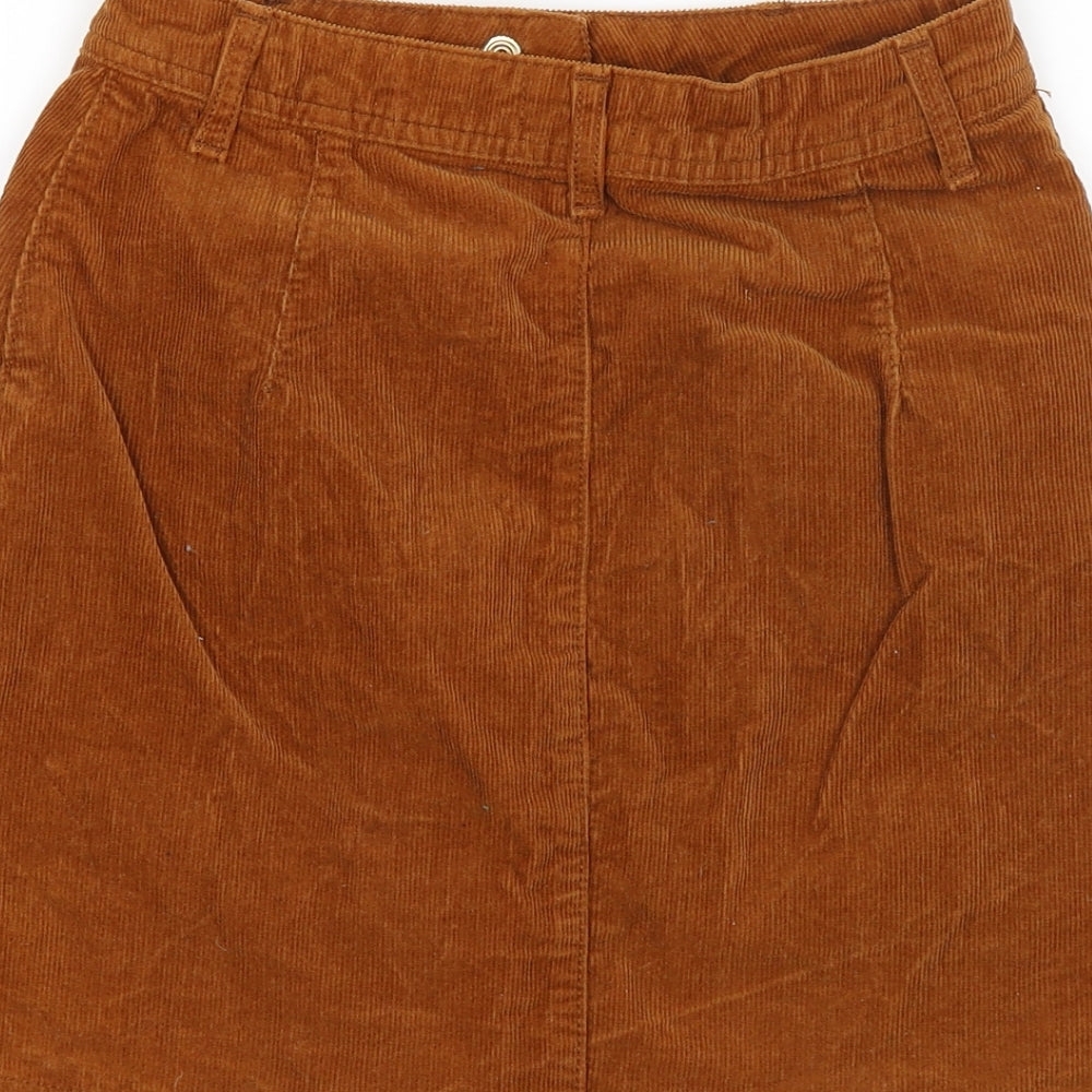 Topshop Womens Brown   Cargo Skirt Size 8