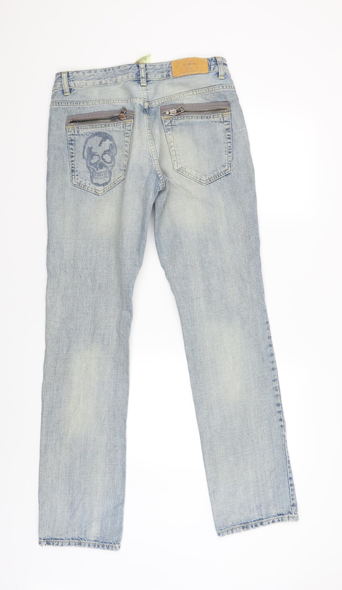 Zara Womens Blue   Straight Jeans Size 12 L33 in