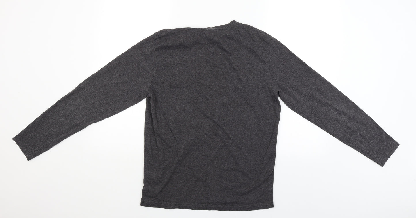 TU Mens Grey    T-Shirt Size S