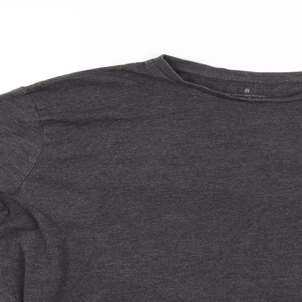 TU Mens Grey    T-Shirt Size S