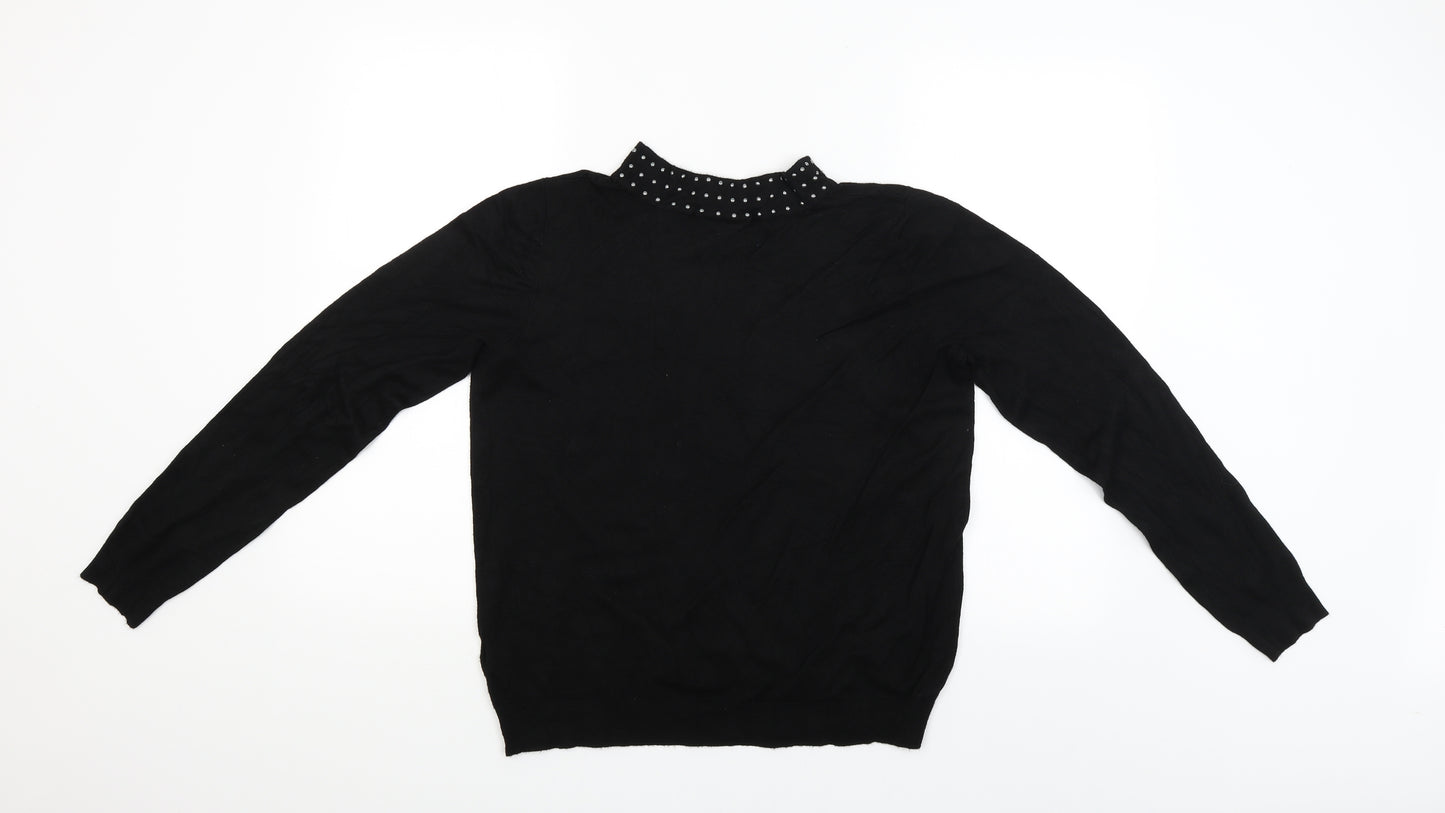 Wallis Womens Black   Basic Blouse Size 16