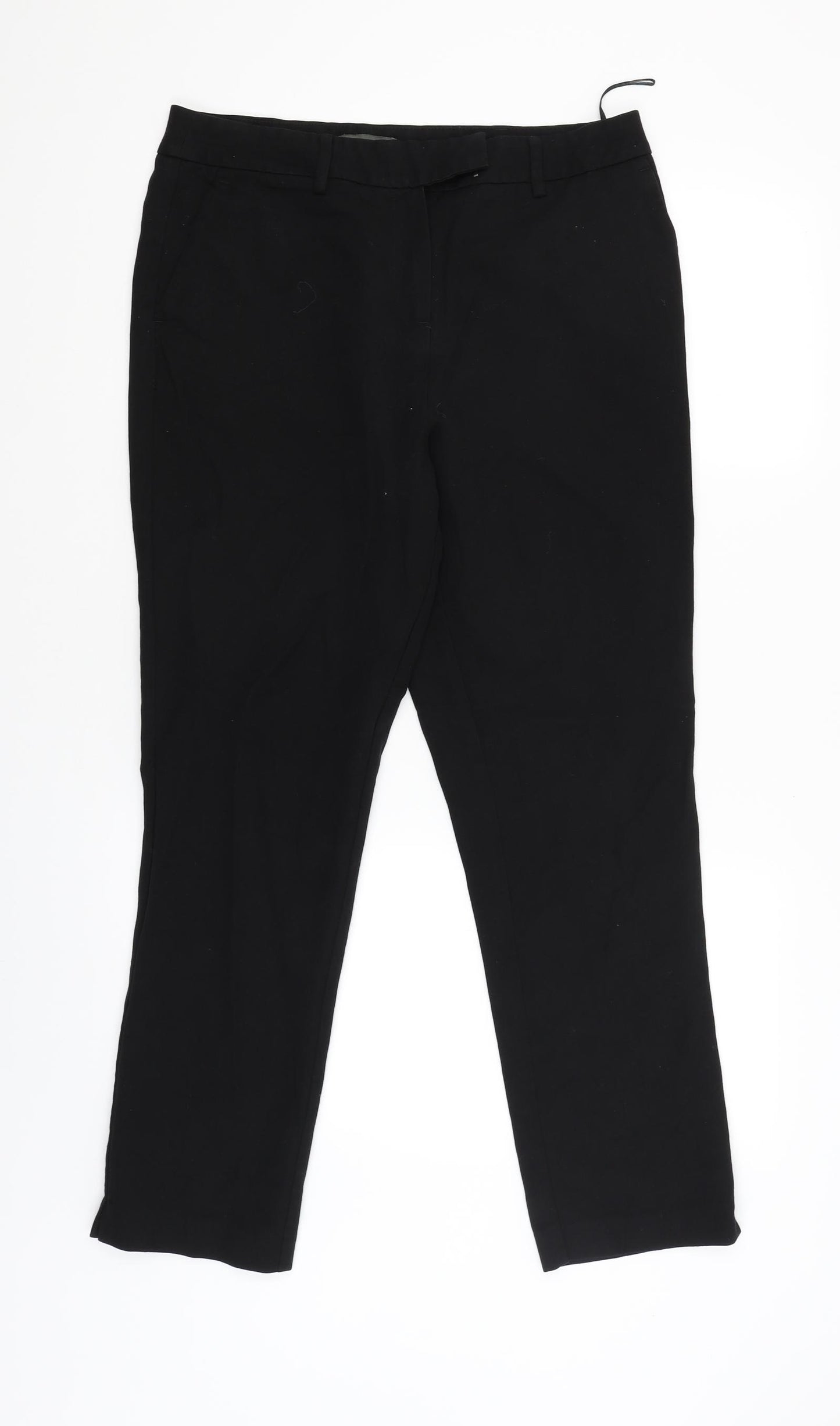 Papaya Womens Black   Trousers  Size 12 L28 in