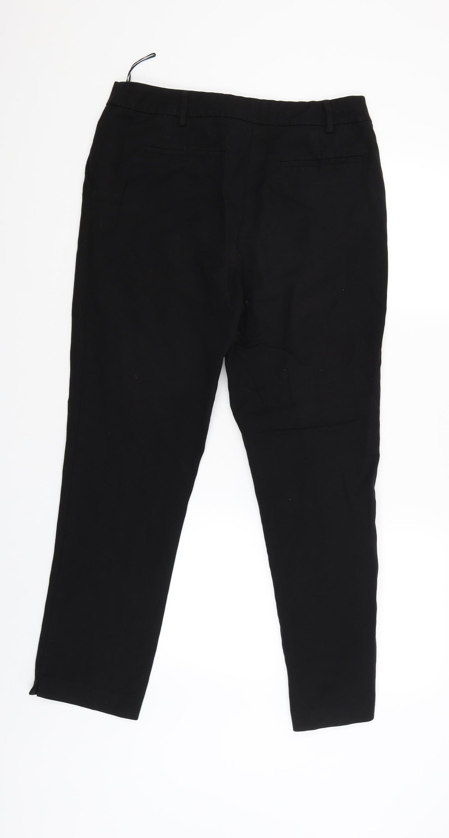 Papaya Womens Black   Trousers  Size 12 L28 in