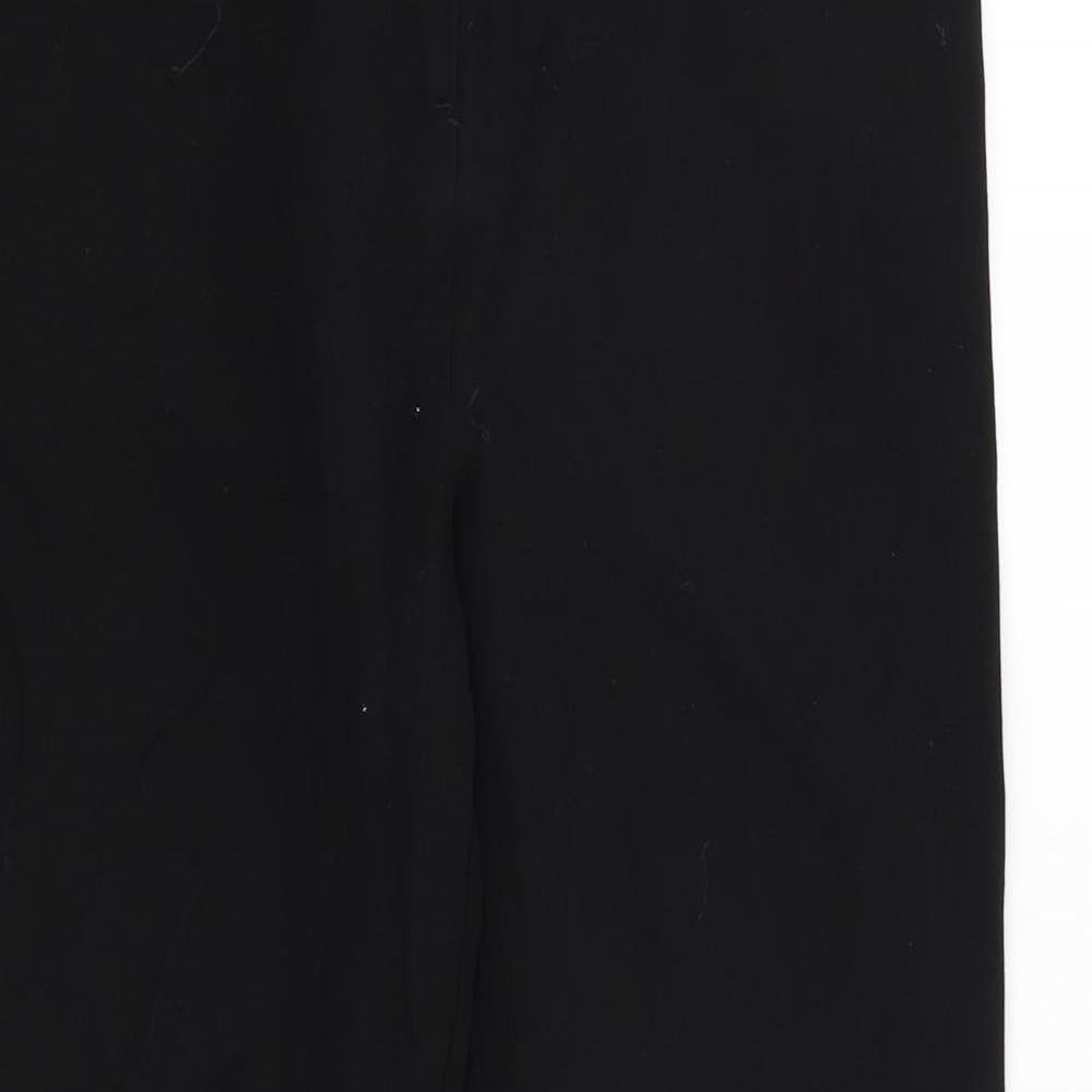 Papaya Womens Black   Trousers  Size 12 L28 in