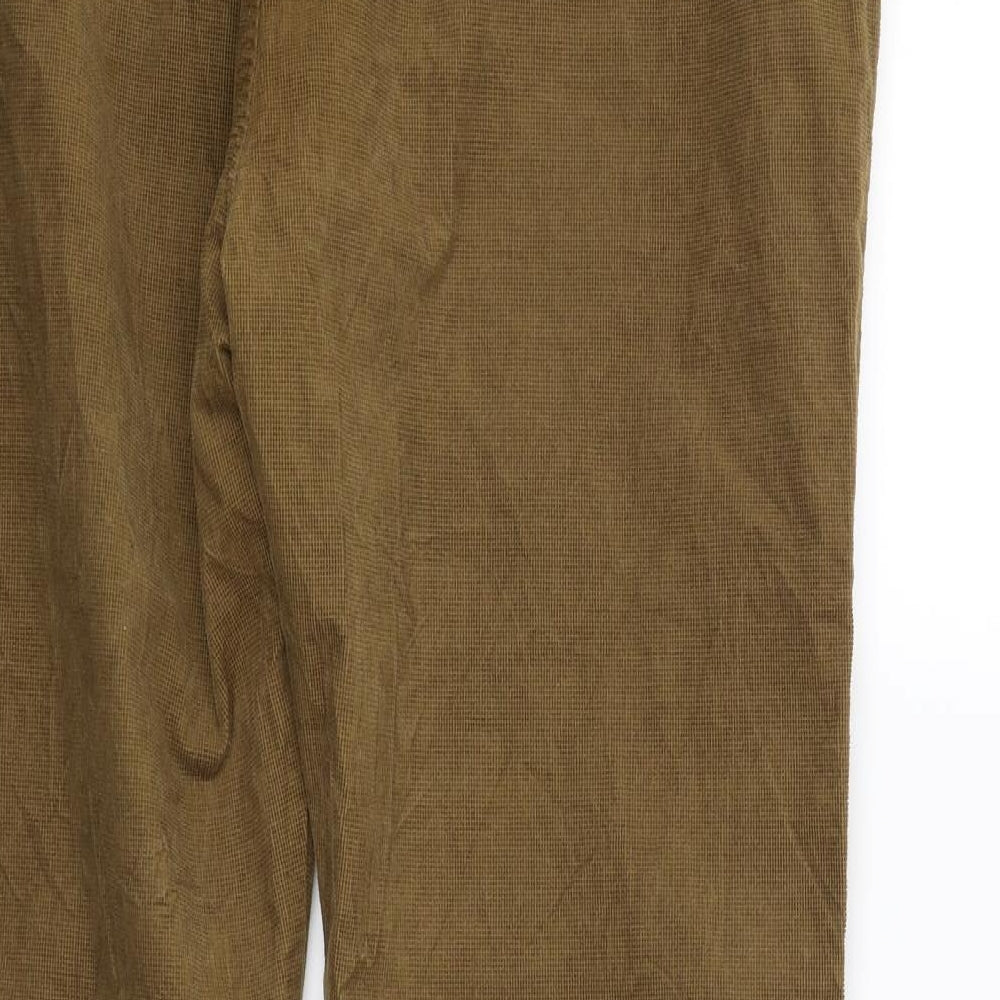 M&S Womens Brown   Capri Trousers Size 40 L33 in