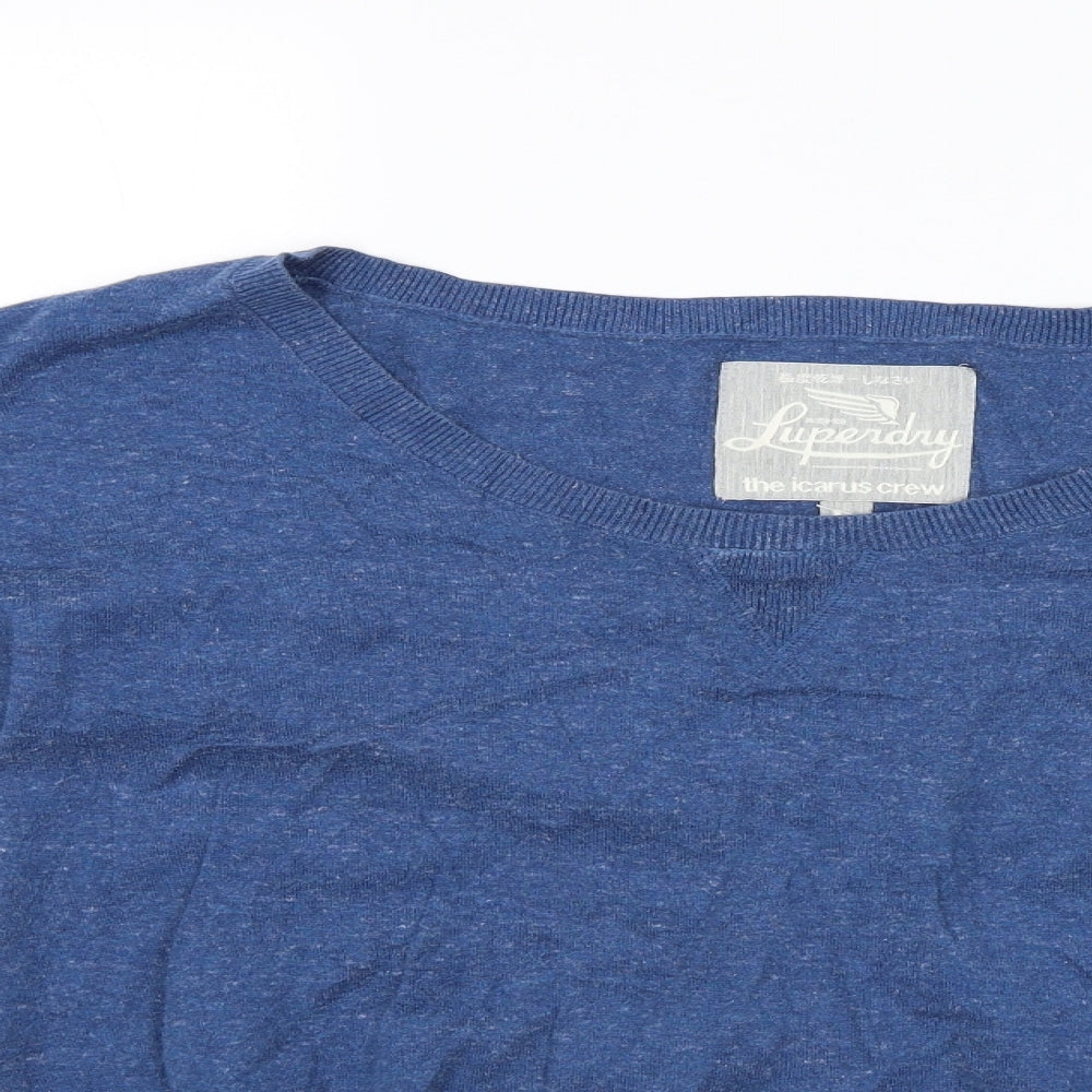 Superdry Womens Blue   Pullover Jumper Size L