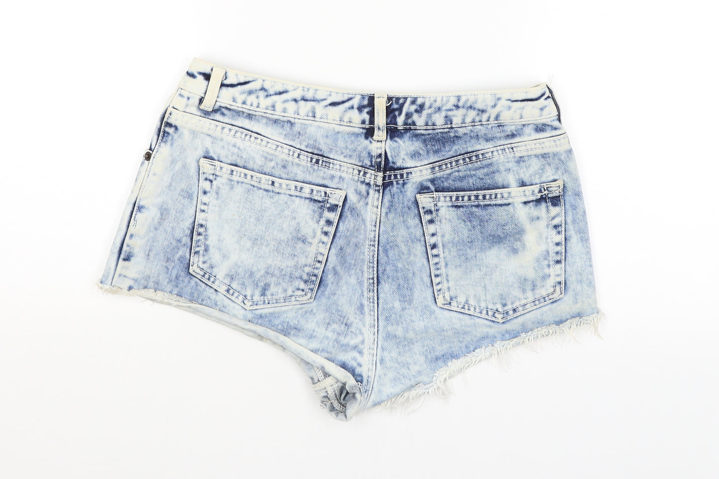 Topshop Womens Blue   Hot Pants Shorts Size 30