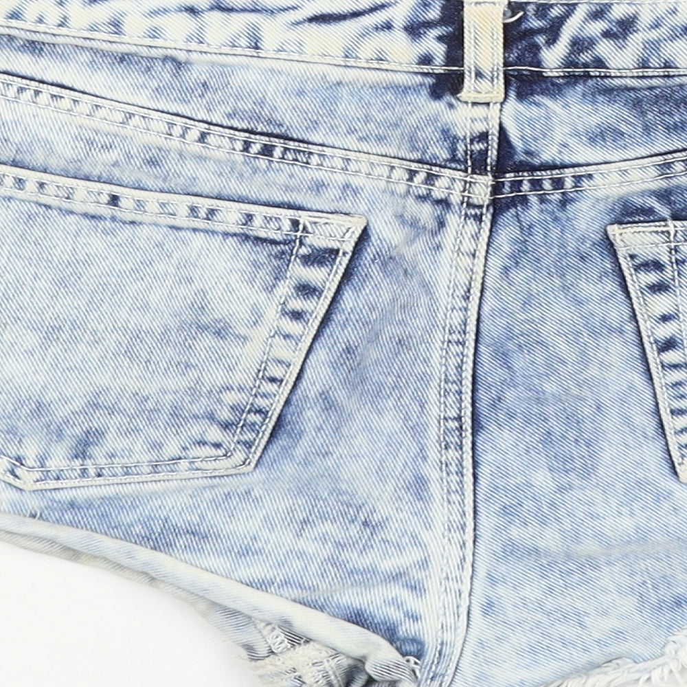 Topshop Womens Blue   Hot Pants Shorts Size 30