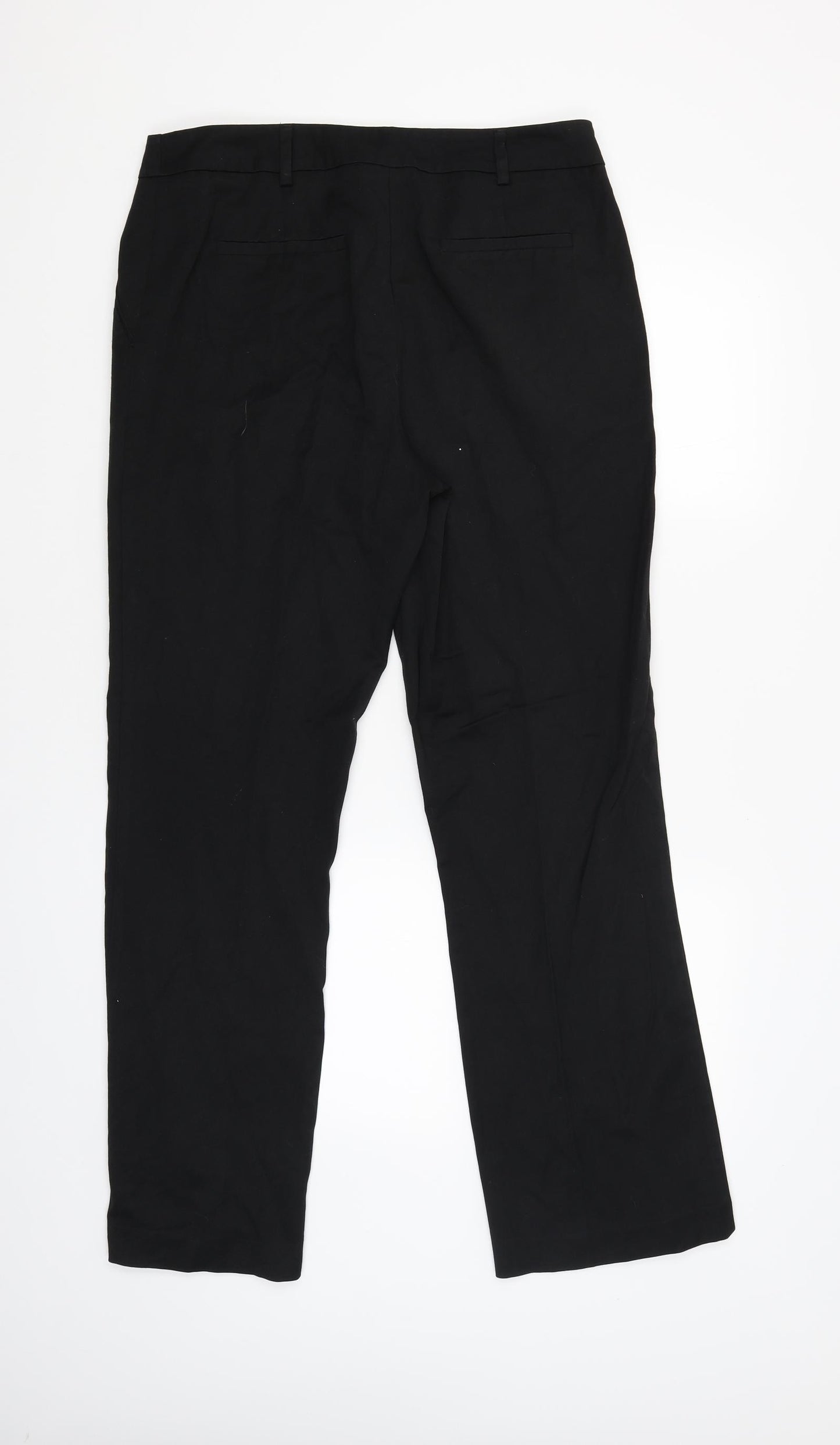 TU Womens Black   Trousers  Size 12 L29 in