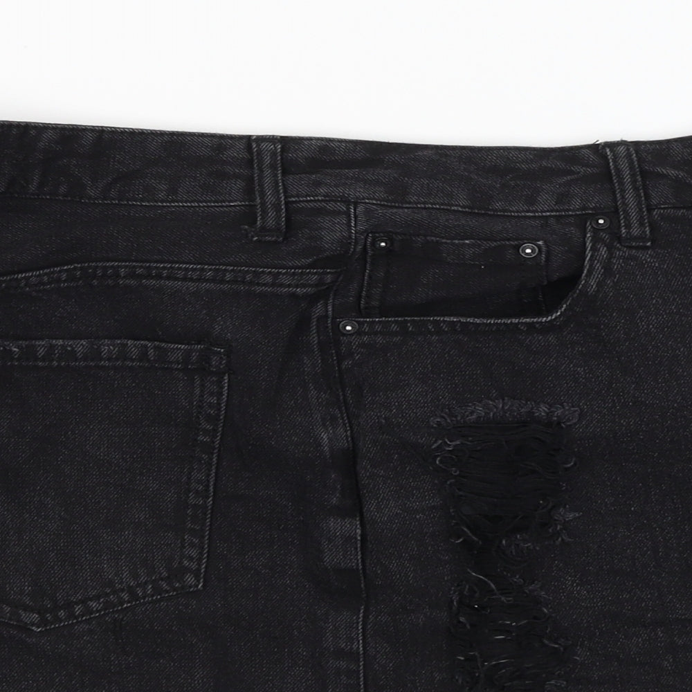 FOREVER 21 Womens Black   Mini Skirt Size 28