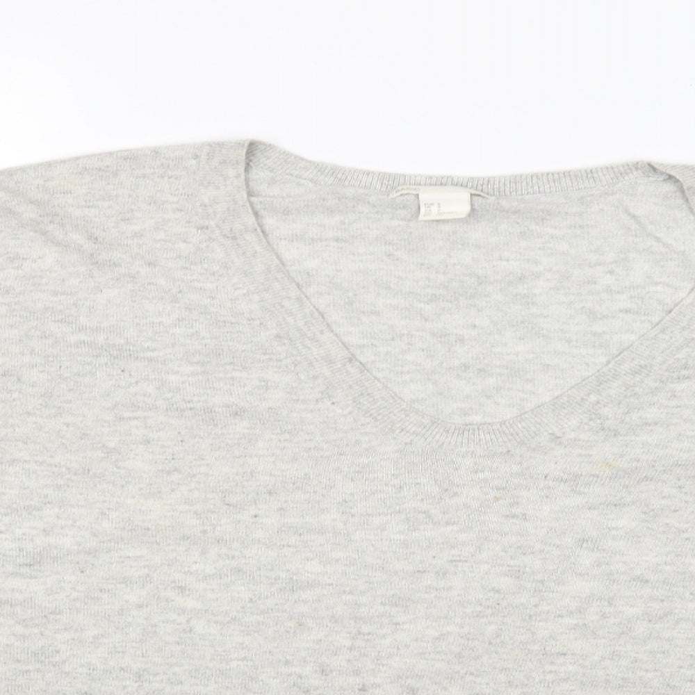 H&M Womens Grey   Pullover Jumper Size S