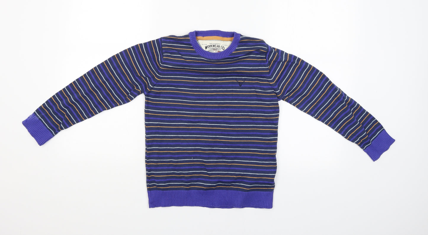 The authentic workwear Boys Multicoloured Spotted  Pullover Jumper Size 9-10 Years