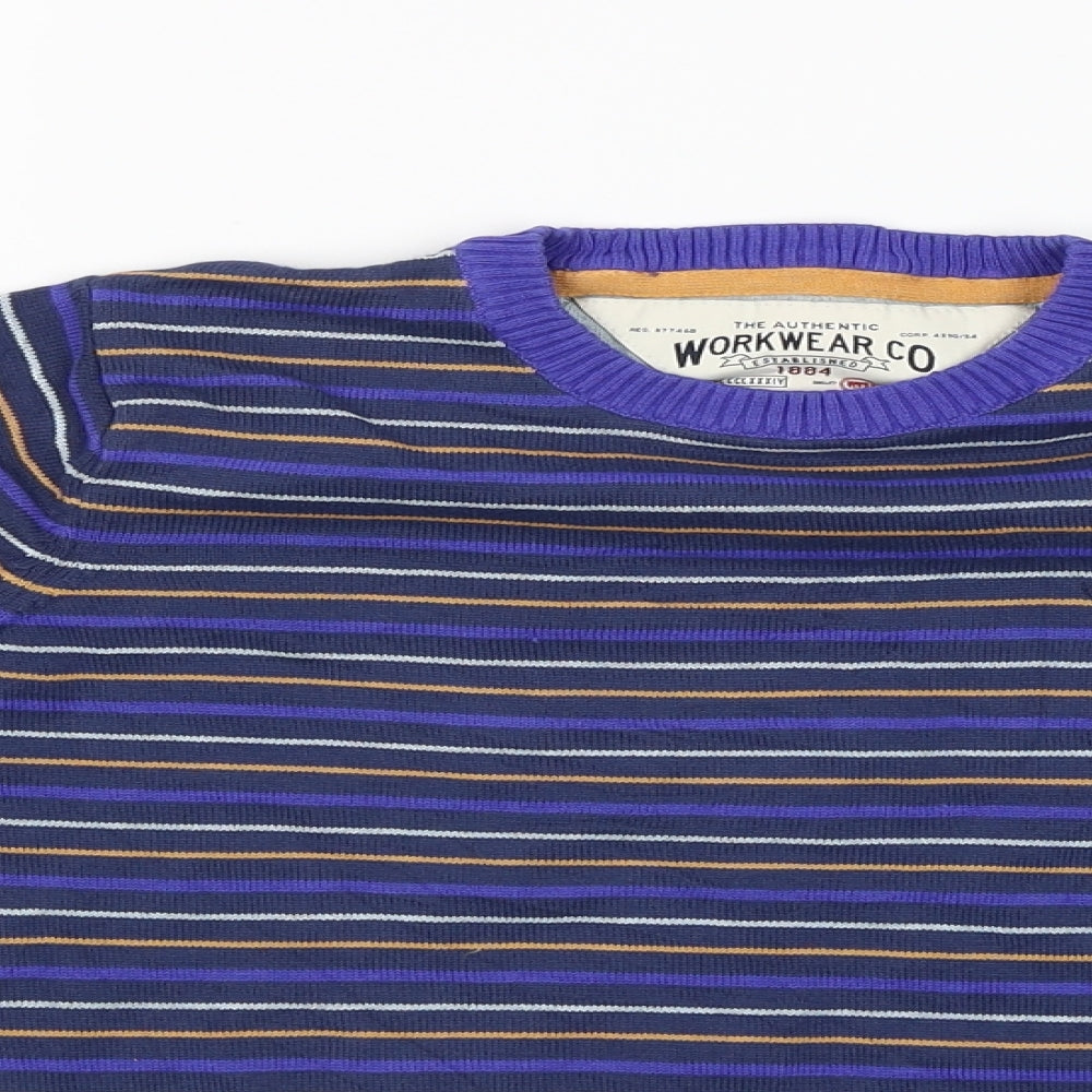 The authentic workwear Boys Multicoloured Spotted  Pullover Jumper Size 9-10 Years