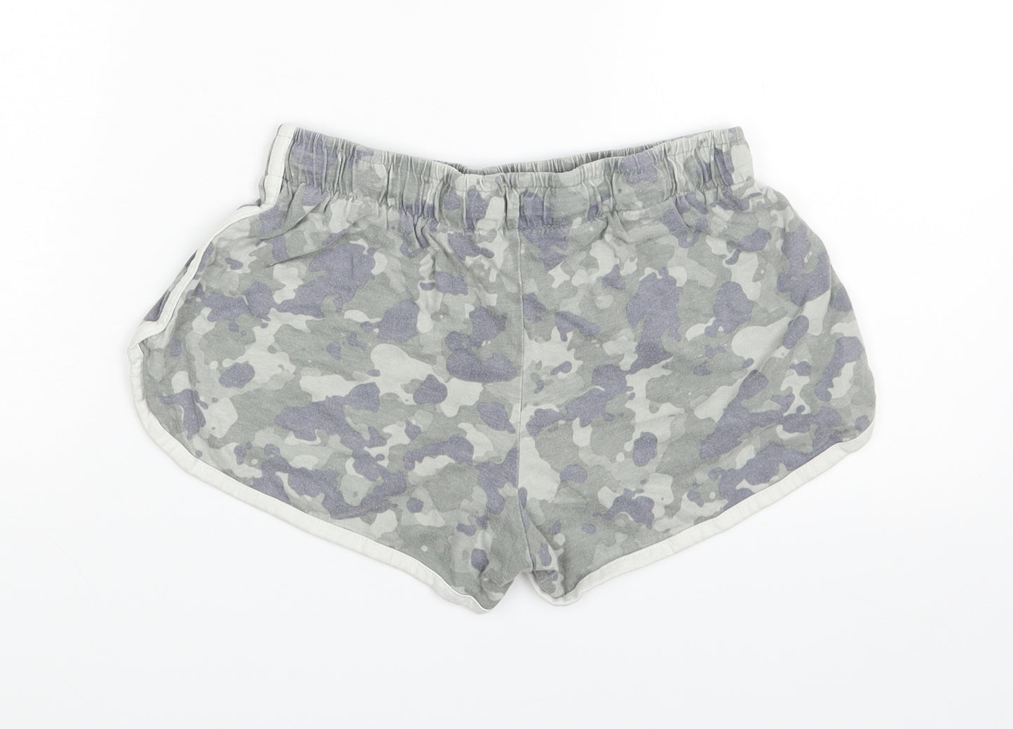 Primark Womens Green Camouflage  Hot Pants Shorts Size 8