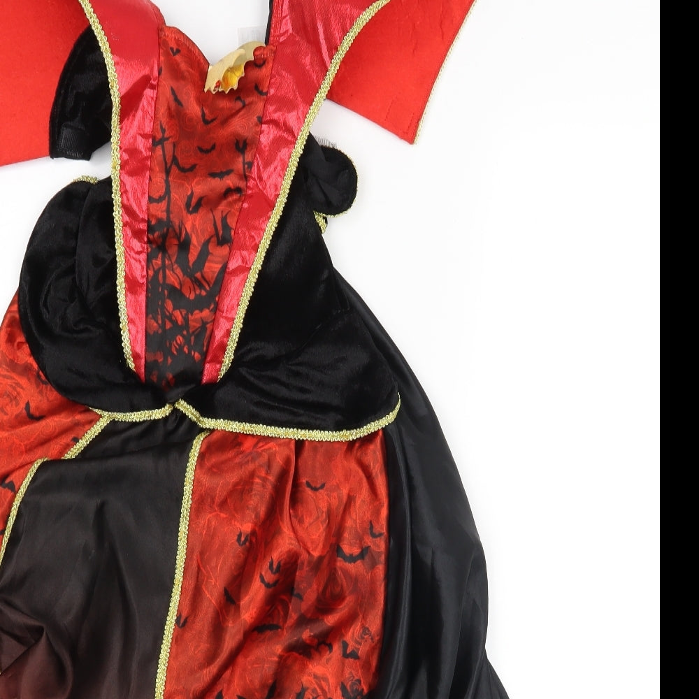 F&F Girls Red   A-Line  Size 7-8 Years  - Halloween Fancy Dress