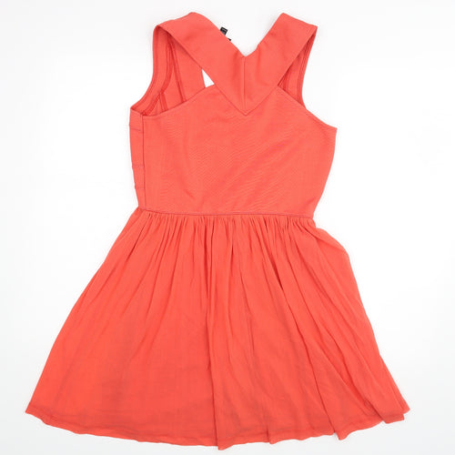 Topshop Womens Red   A-Line  Size 12