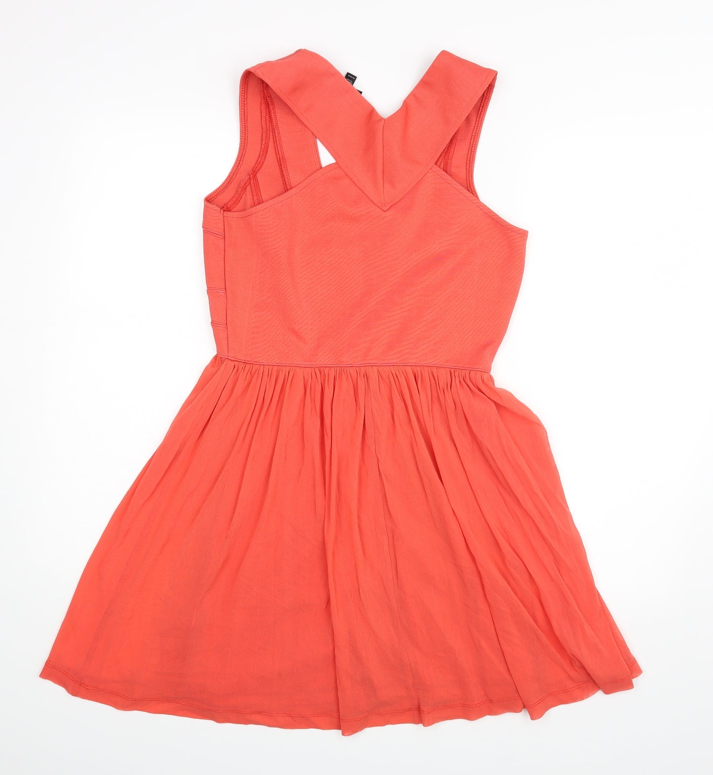 Topshop Womens Red   A-Line  Size 12