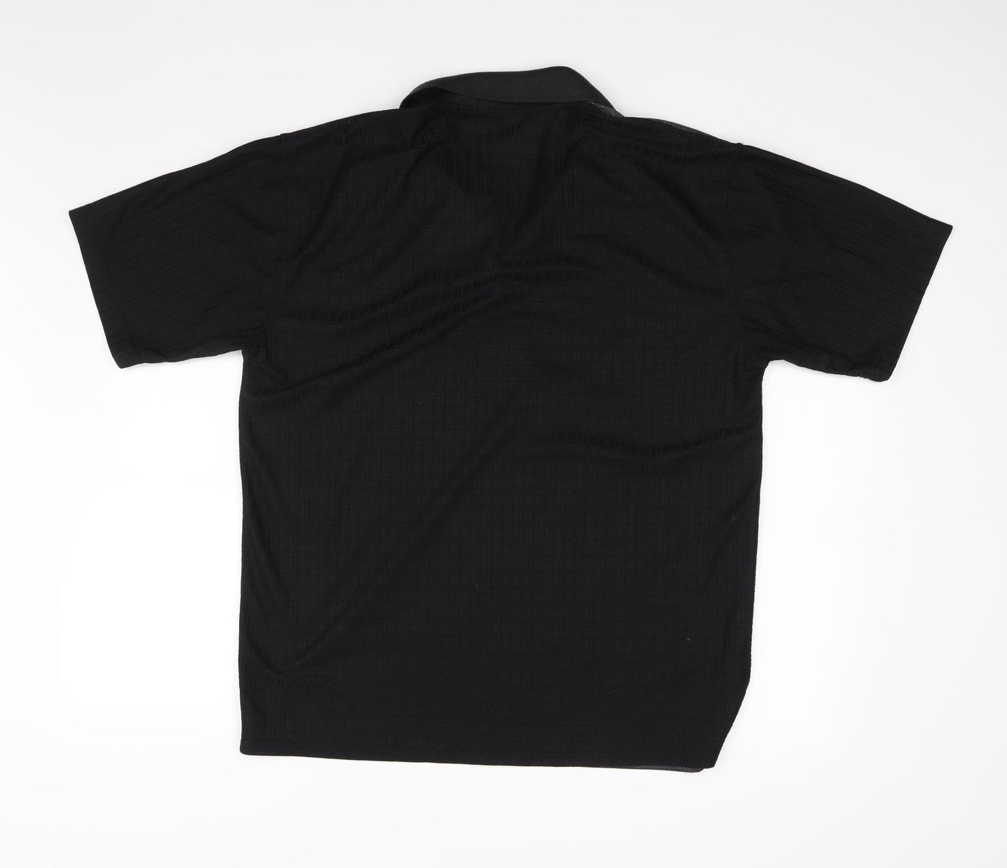 Vintage Mens Black    Polo Size L