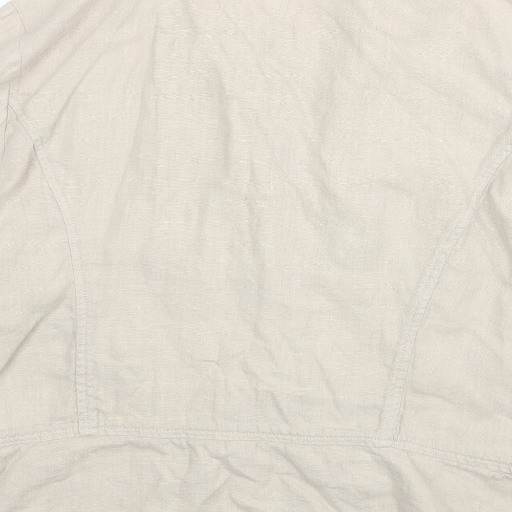 George Womens Beige   Basic Blouse Size 14