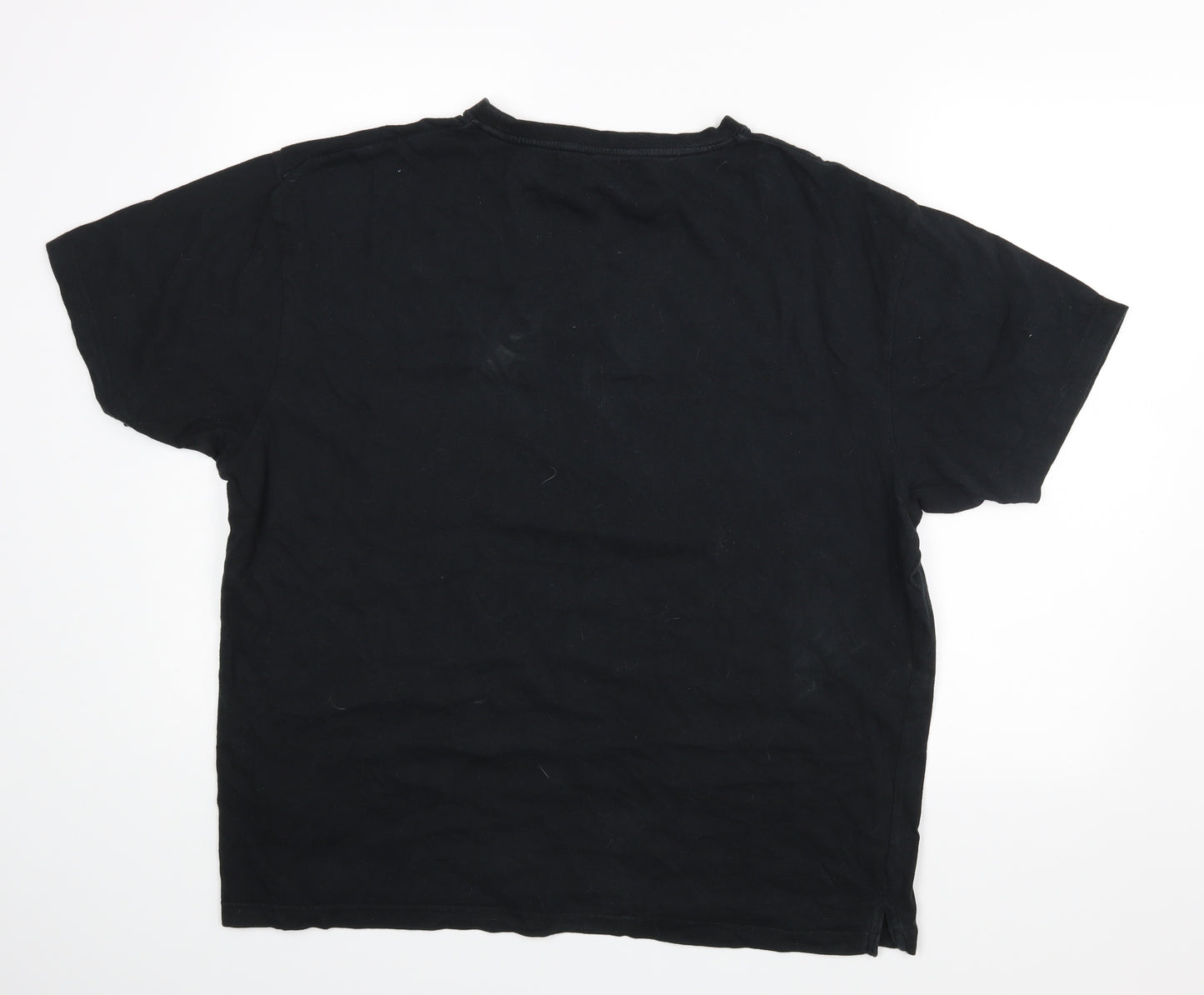 Primark Mens Black    T-Shirt Size L