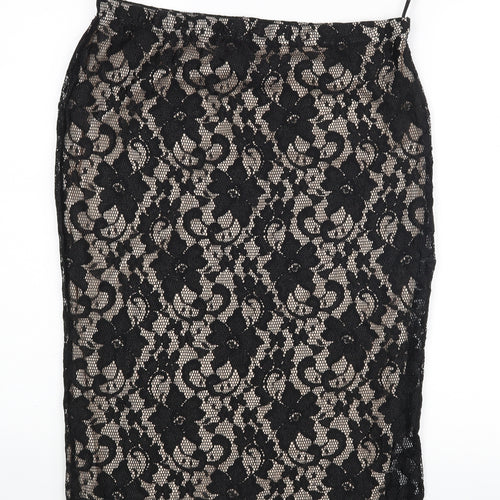 Atmosphere Womens Black Paisley Rayon Straight & Pencil Skirt Size 18