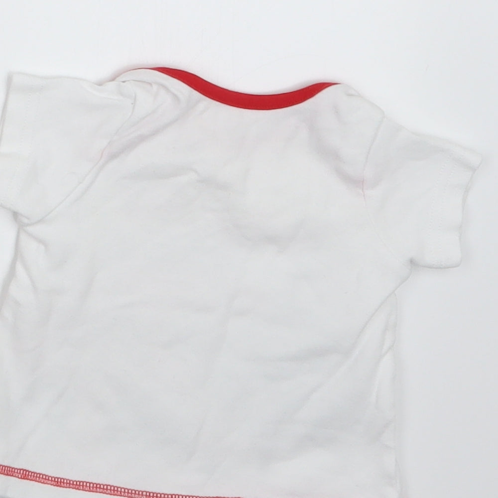 George Girls White   Dress Set Outfit/Set Size 6-9 Months
