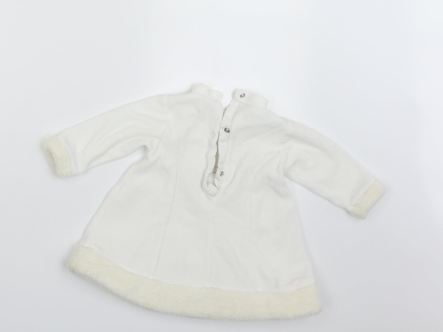 COCO Girls White   A-Line  Size 3-6 Months