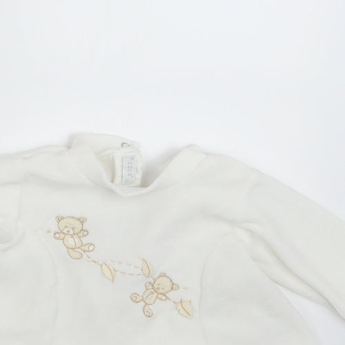 COCO Girls White   A-Line  Size 3-6 Months