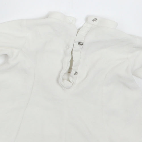 COCO Girls White   A-Line  Size 3-6 Months