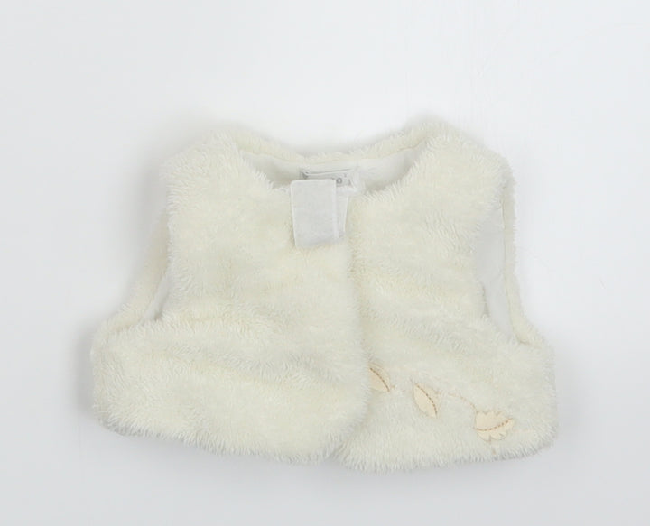 COCO Girls White   Jacket  Size 3-6 Months