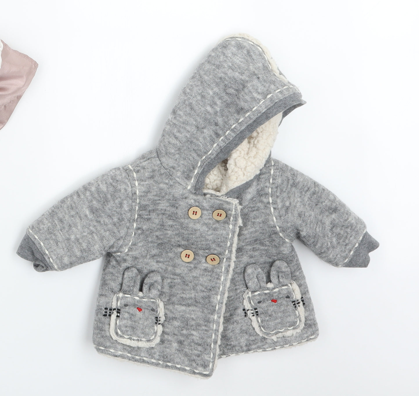 NEXT Girls Grey   Jacket  Size 3-6 Months