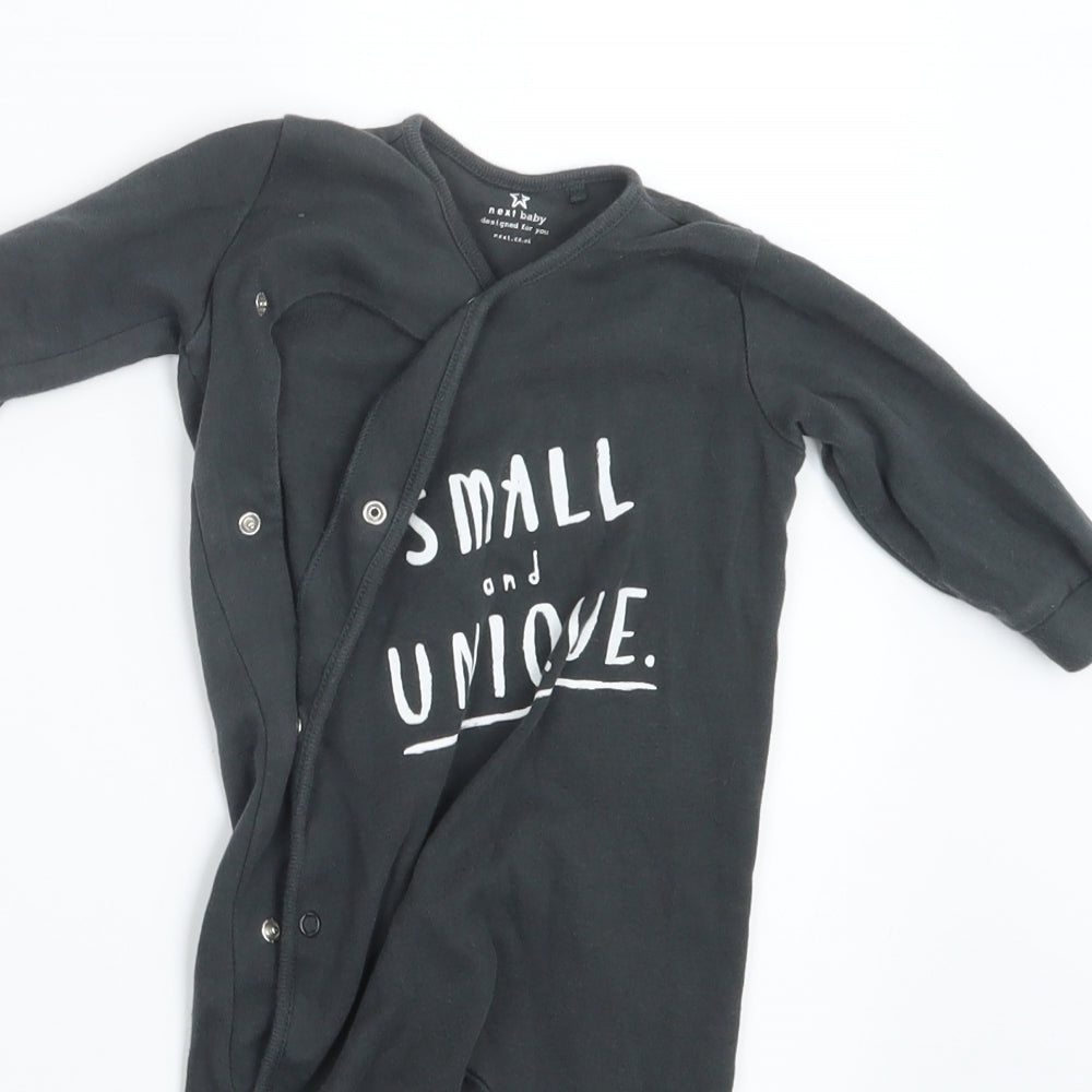 NEXT Boys Grey   Coverall Outfit/Set Size 6-9 Months