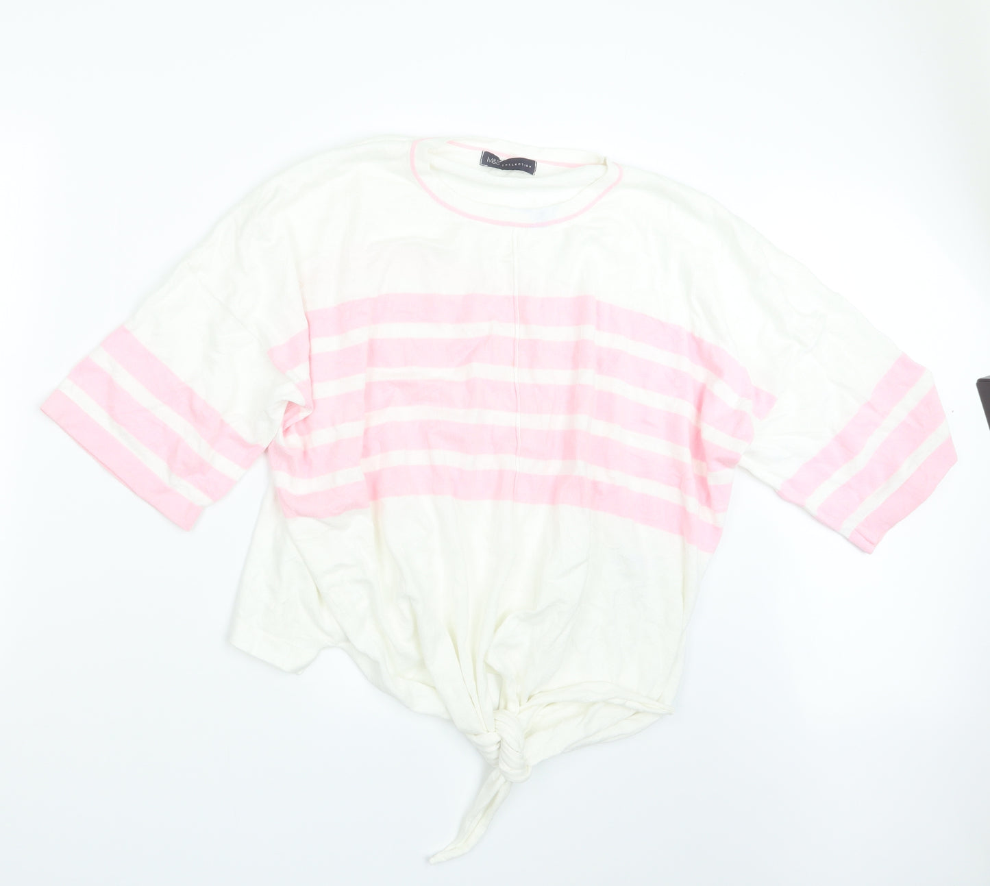 Marks and Spencer Womens Pink  Knit Pullover Jumper Size XL