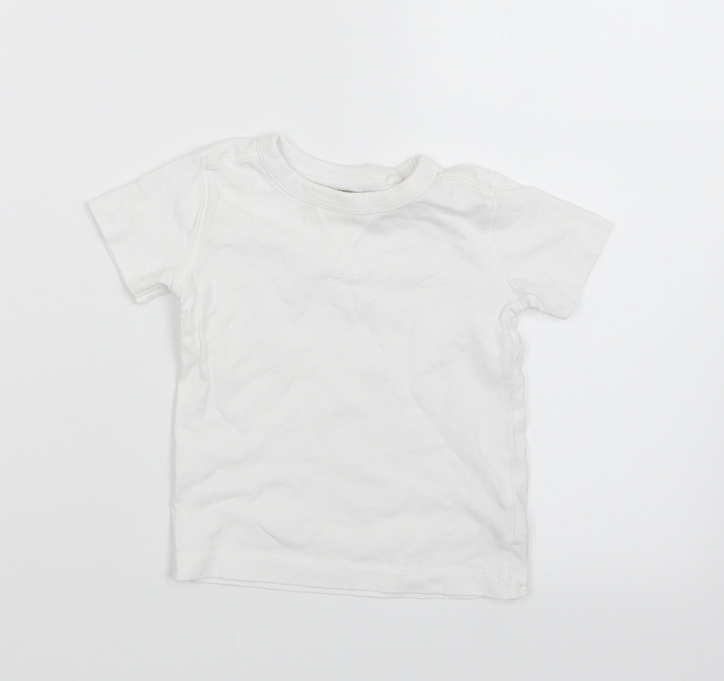 NEXT Baby White Geometric  Babydoll Pyjama Top Size 6-9 Months