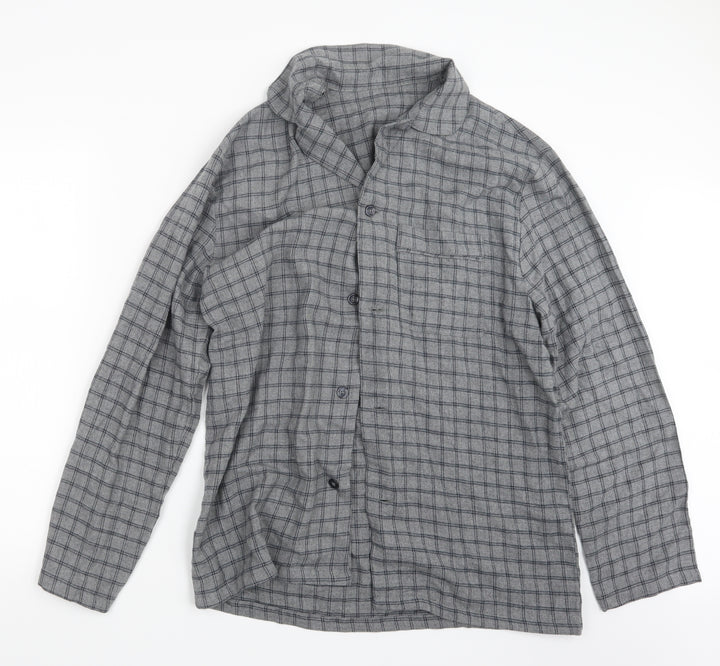 George Mens Clear Button-Up Size M