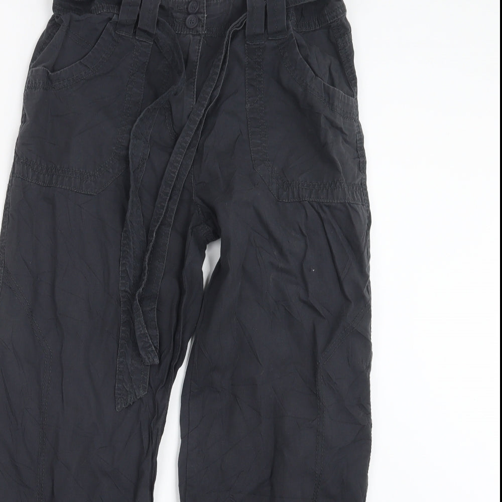 Marks and Spencer Womens Grey   Cargo Trousers Size 12 L27 in