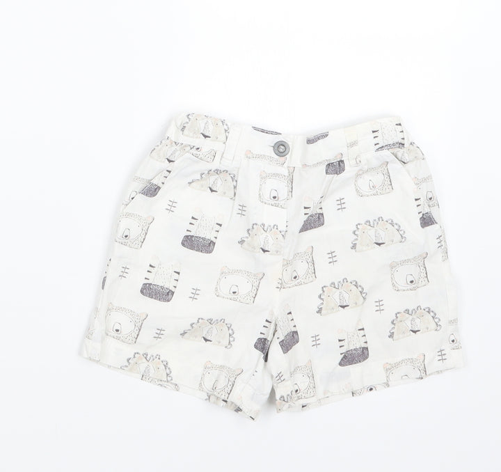 NEXT Girls Geometric Cropped Trousers Size 2-3 Years