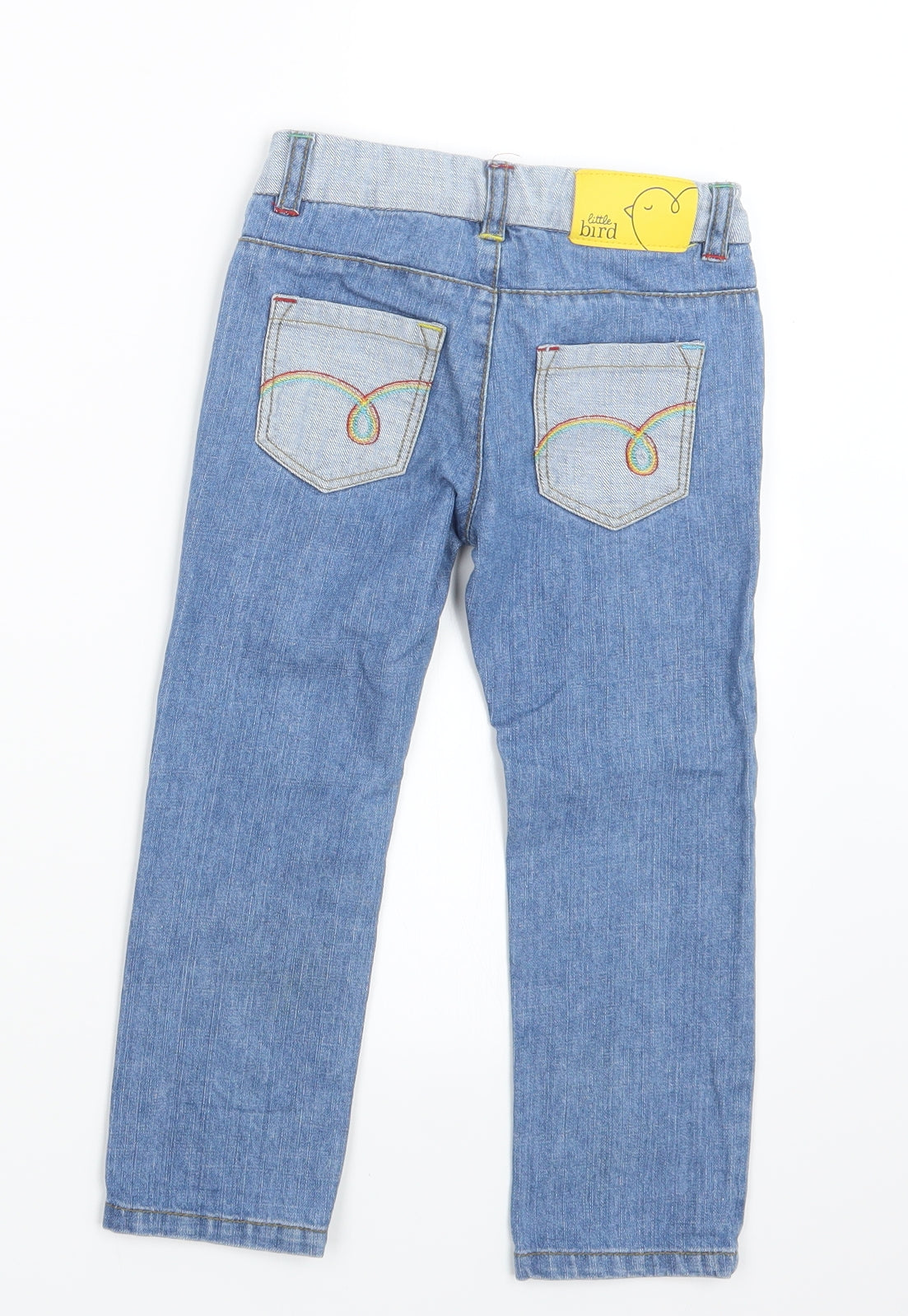 Little Bird Girls Blue  Denim Straight Jeans Size 2-3 Years