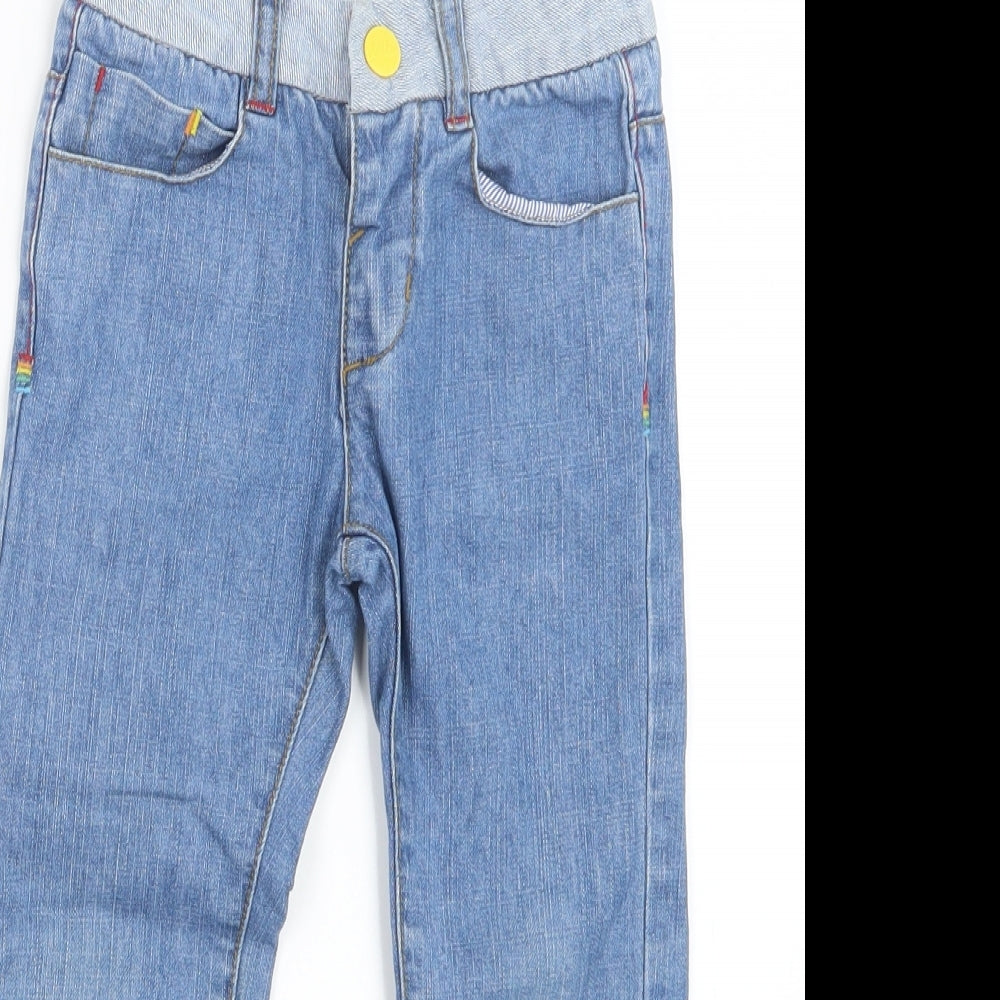 Little Bird Girls Blue  Denim Straight Jeans Size 2-3 Years