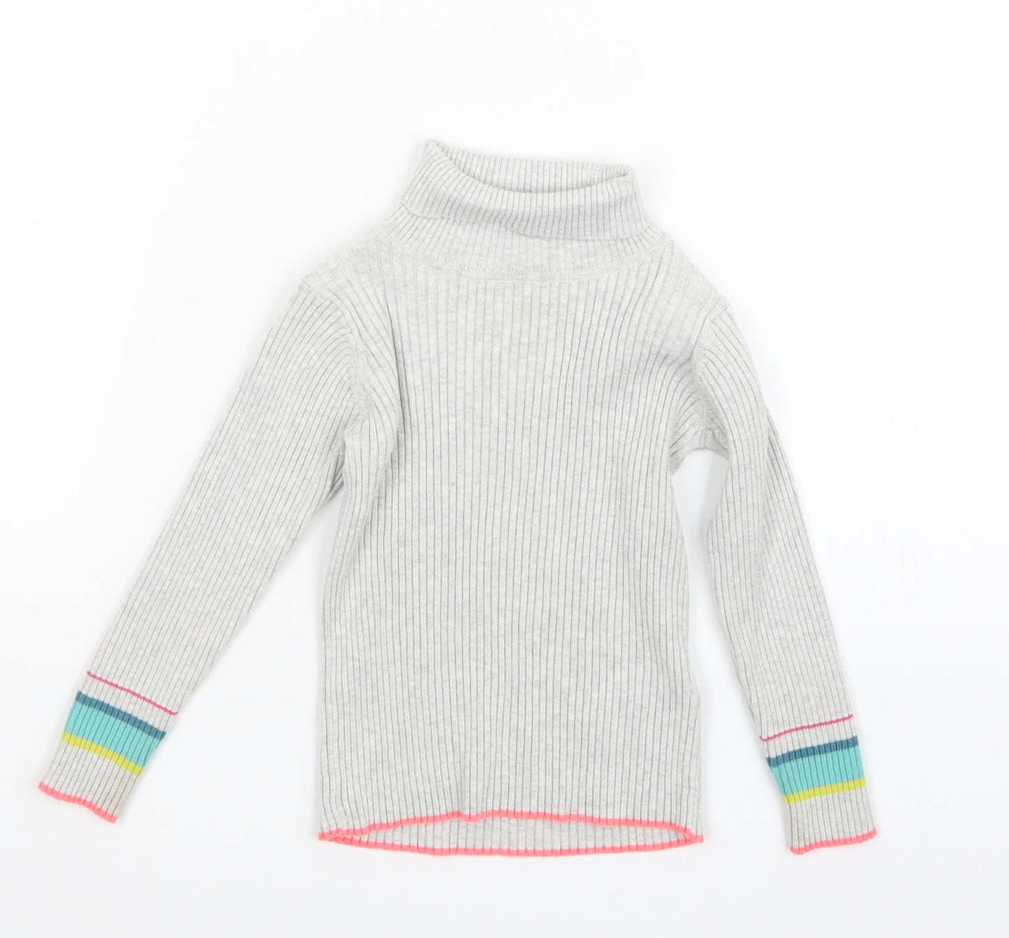 NEXT Girls Grey  Knit Pullover Jumper Size 2-3 Years