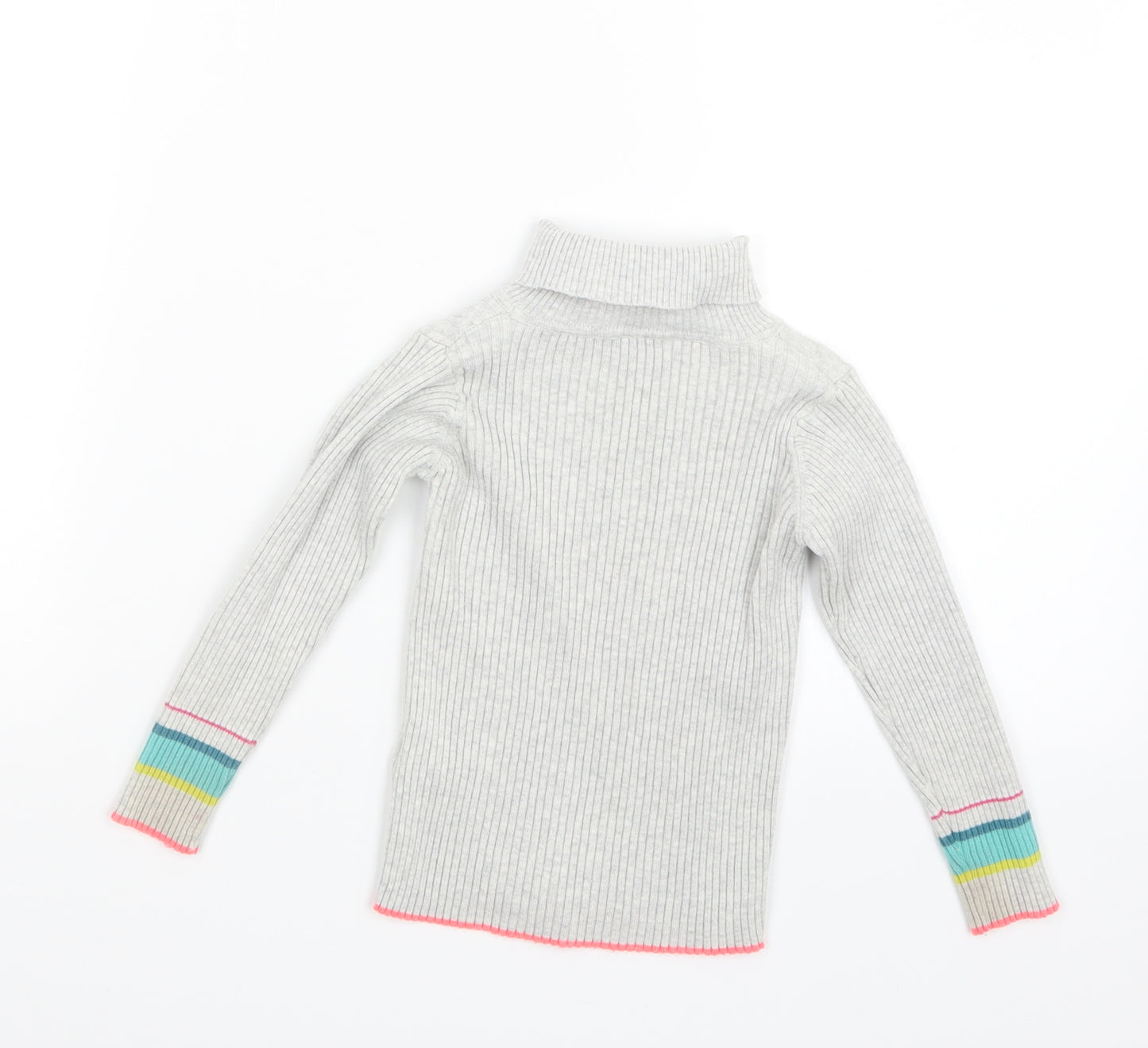 NEXT Girls Grey  Knit Pullover Jumper Size 2-3 Years