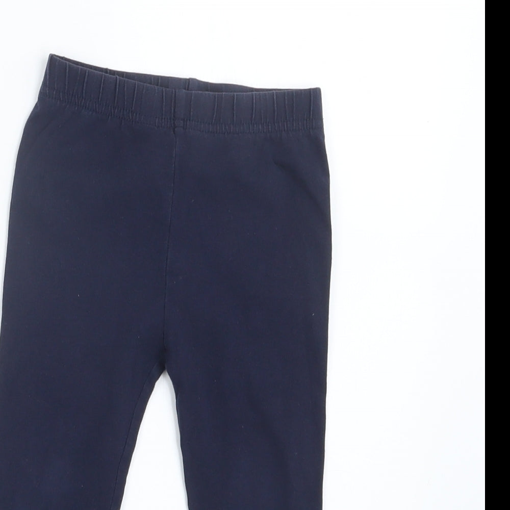 TU Girls Blue   Carrot Trousers Size 2-3 Years