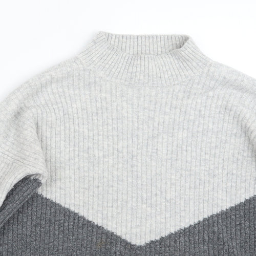 Marks and Spencer Womens Grey  Knit Pullover Jumper Size M
