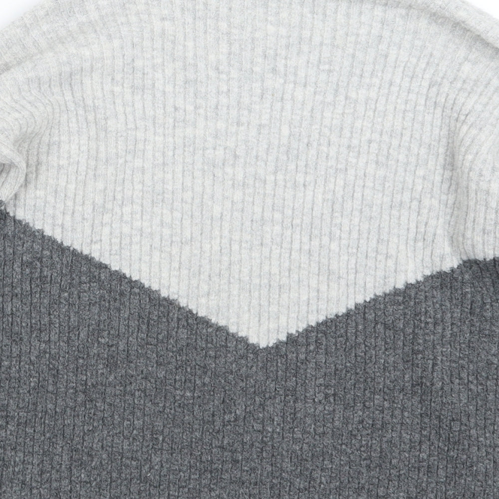 Marks and Spencer Womens Grey  Knit Pullover Jumper Size M